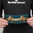 Bi-Fold Wallet - AQUAMAN Icon Scales Stripe Blues Golds