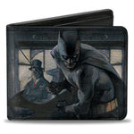 Bi-Fold Wallet - The Dark Knight Annual #1 Cover Pose Batman Action Mad Hatter Scarecrow Penguin in Windows