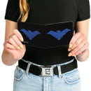 Bi-Fold Wallet - Nightwing Logo Black Blue