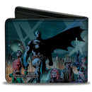 Bi-Fold Wallet - Batman Issue #619 Hush 9-Character Gotham City Skyline Cover Pose