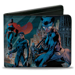 Bi-Fold Wallet - Batman Issue #619 Hush 9-Character Gotham City Skyline Cover Pose