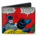 Bi-Fold Wallet - Batman Slapping Robin Scene Halftone Reds