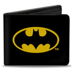 Bi-Fold Wallet - Batman Black Yellow