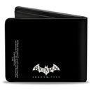 Bi-Fold Wallet - ARKHAM CITY Batman & Joker Fight Pose Black Grays White