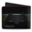 Bi-Fold Wallet - Batman 2017 Icon Stripe Black Gold-Fade