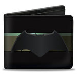 Bi-Fold Wallet - Batman 2017 Icon Stripe Black Gold-Fade