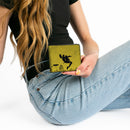 Bi-Fold Wallet - Batman Catwoman Skyline Chase Silhouettes Yellows Black