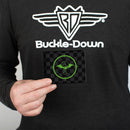 Bi-Fold Wallet - The Batman Movie Batman and Riddler Target Logo Checker Black Gray Green
