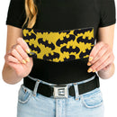 Bi-Fold Wallet - Batman Bat Signal-1 Scattered Yellow Black