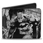 Bi-Fold  Wallet - Batman Jim Lee Hush Chain and Grappling Hook Pencils White/Black