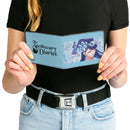Bi-Fold Wallet - THE APOTHECARY DIARIES Lady Lihua Wise Consort Pose and Title Logo Blue