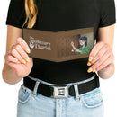 Bi-Fold Wallet - THE APOTHECARY DIARIES Mamao Pose and Title Logo Brown