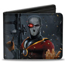 Bi-Fold Wallet - Secret Six Issue #15 Deadshot Cover Pose Bullets Scattered