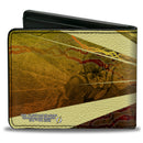 Bi-Fold Wallet - The Flash Rebirth Running Action Pose Rays Yellows Reds