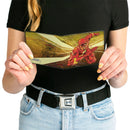 Bi-Fold Wallet - The Flash Rebirth Running Action Pose Rays Yellows Reds