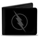 Bi-Fold Wallet - Reverse Flash Logo Black Gray