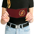 Bi-Fold Wallet - The Flash Logo5 Burgundy Golds