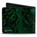 Bi-Fold Wallet - Green Arrow Profile Poses HAVE YOU SEEN THIS MAN? Green Black