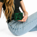 Bi-Fold Wallet - Green Arrow Profile Poses HAVE YOU SEEN THIS MAN? Green Black