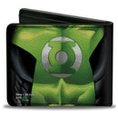 Bi-Fold Wallet - Green Lantern Chest Logo