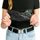 Bi-Fold Wallet - Arrow Aiming Pose + VIGILANTE Bricks Black Grays