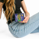 Bi-Fold Wallet - Joker Suit Chest Purple Green Orange