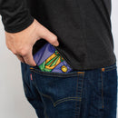 Bi-Fold Wallet - Joker Suit Chest Purple Green Orange