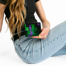 Bi-Fold Wallet - THE JOKER Card Flipping Poses Black Greens Purples