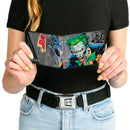 Bi-Fold Wallet - Joker Smiling Gun BANG Alley Pose CLOSE-UP