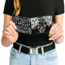 Bi-Fold Wallet - Joker The Killing Joke Holding Head Pose HAHAHA White Black