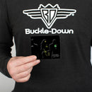 Bi-Fold Wallet - JUSTICE LEAGUE 5-Superhero Silhouette Group Pose Black Multi Color