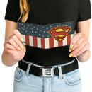 Bi-Fold Wallet - Superman Shield Americana Red White Blue Yellow