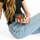 Bi-Fold Wallet - Superman Shield Americana Red White Blue Yellow