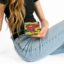 Bi-Fold Wallet - Superman Shield Camo Yellow Gray Blue Red