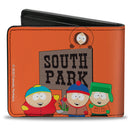 Bi-Fold Wallet - SOUTH PARK Sign Group Pose Orange