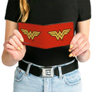 Bi-Fold Wallet - Wonder Woman Logo Red Black Gold