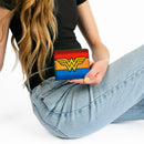 Bi-Fold Wallet - Wonder Woman Logo Stripe Red Yellows Blue