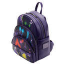 Loungefly: Disney Villains Triple Pocket Glow In The Dark Mini Backpack