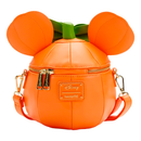 Loungefly: Disney - Glow Face Pumpkin Minnie Figural Cross Body Bag