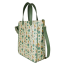 Peter Pan Tinker Bell Disney Clover All-Over Print Tote Crossbody Bag With Coin Bag