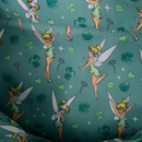Peter Pan Tinker Bell Disney Clover All-Over Print Tote Crossbody Bag With Coin Bag