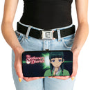Hinged Wallet - THE APOTHECARY DIARIES Thinking Maomao and Chibi Poses Black/Green