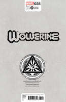 Wolverine #35 Unknown Comics Scott Williams Exclusive Virgin Icon Var (07/19/2023) (07/26/2023)