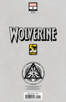 [Signed by Tyler Kirkham] WOLVERINE #2  Unknown Tyler Kirkham Connecting Cover Excl Virgin Var