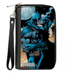 PU Zip Around Wallet Rectangle - Batman Hush Kissing Catwoman Comic Book Scene