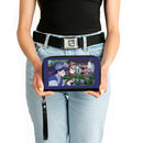 PU Zip Around Wallet Rectangle - THE APOTHECARY DIARIES Lihua Flower Scene