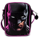 DC Comics Bag, Cross Body, DC Comics Joker Jail Break and Batman Comic Book Poses Black, Vegan Leather