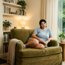 Waffle Fabric Printed Matching Shorts Set | Monarch Butterfly or Mushroom Print