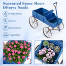 Wooden Wagon Plant Bed