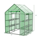 Walk-in Greenhouse 56 x 56 x 77 Inch Gardening with Observation Windows